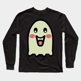 Happy Halloween Ghost Long Sleeve T-Shirt